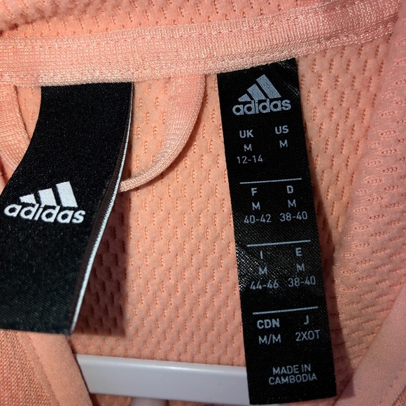Adidas Tech Ink Peach Women’s Pullover Hoodie - Picture 3 of 3